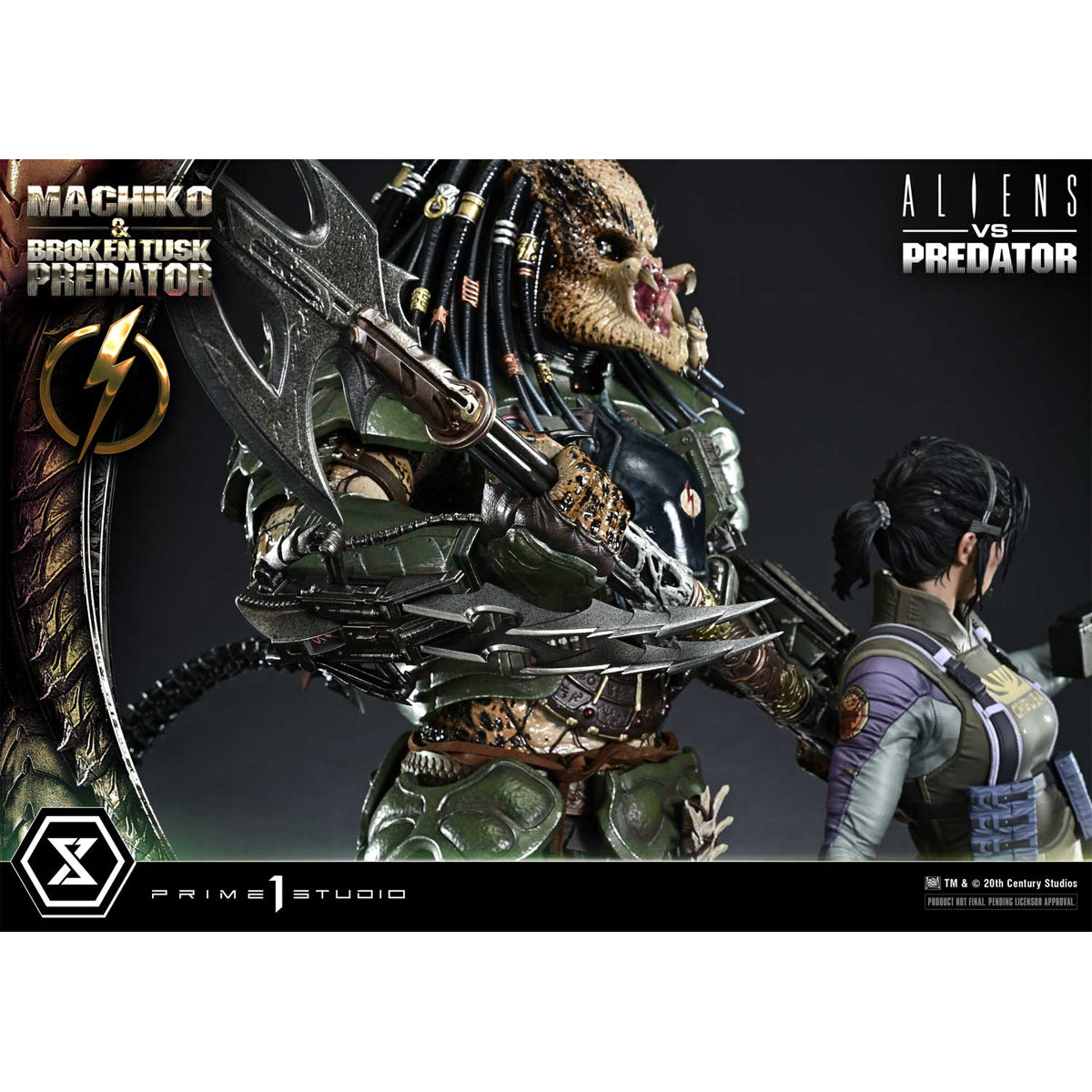 Ultimate Premium Masterline Aliens vs. Predator Machiko & Broken Tusk