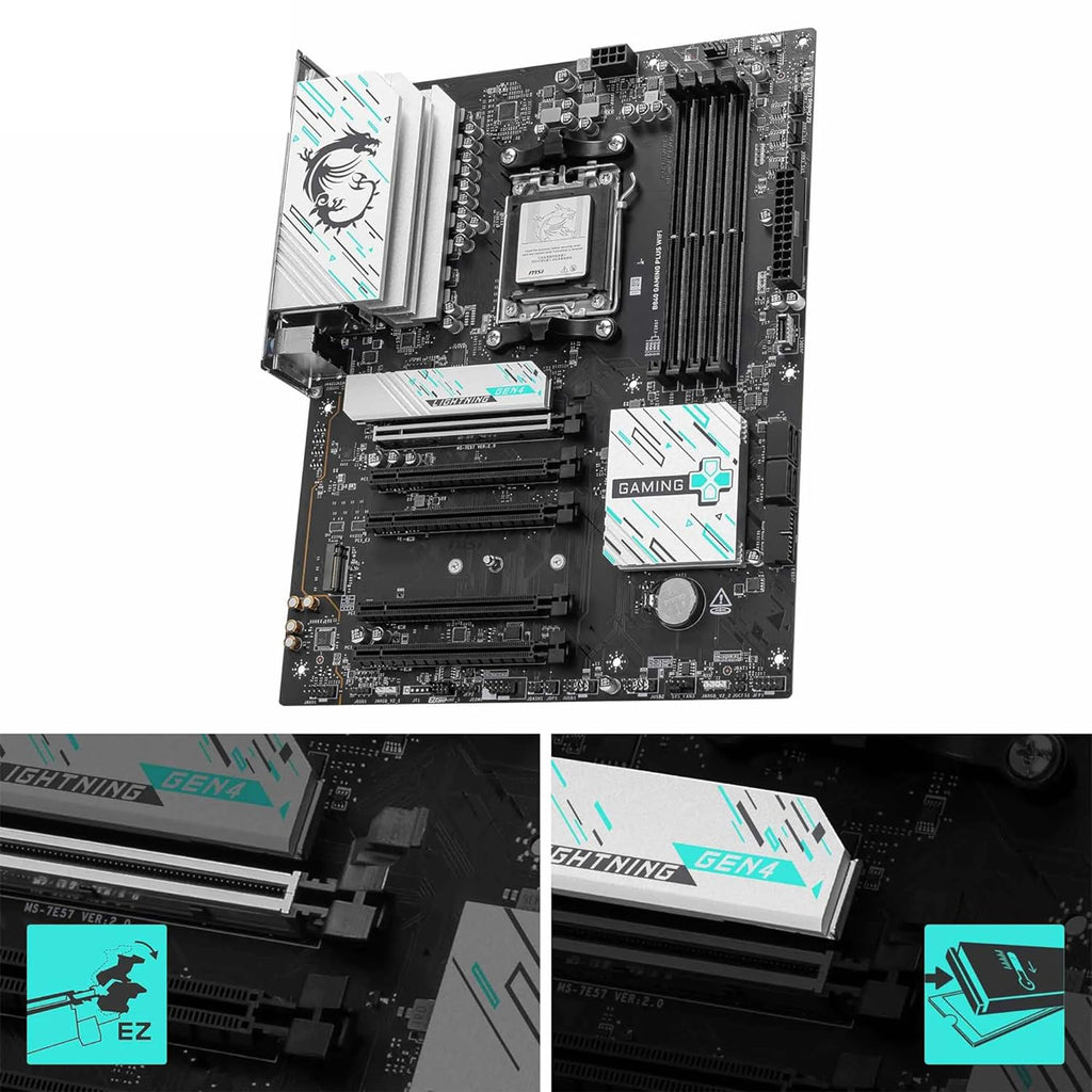 MSI B840M Gaming WiFi6E DDR5 AMD Motherboard - Main Image