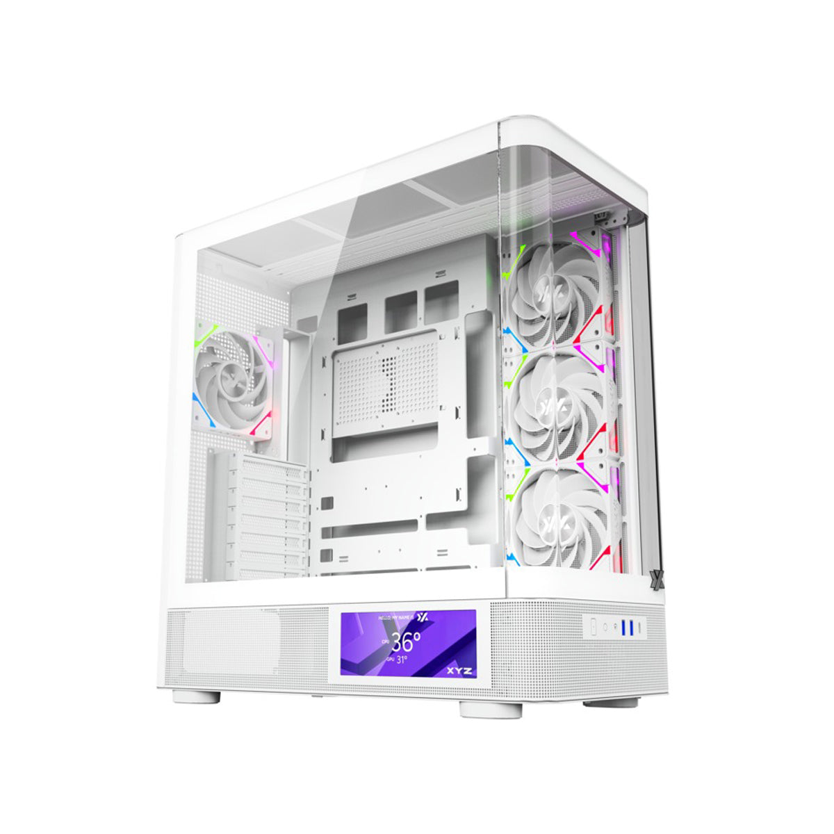XYZ Quantum Pro ATX Curved Glass Panoramic PC Case