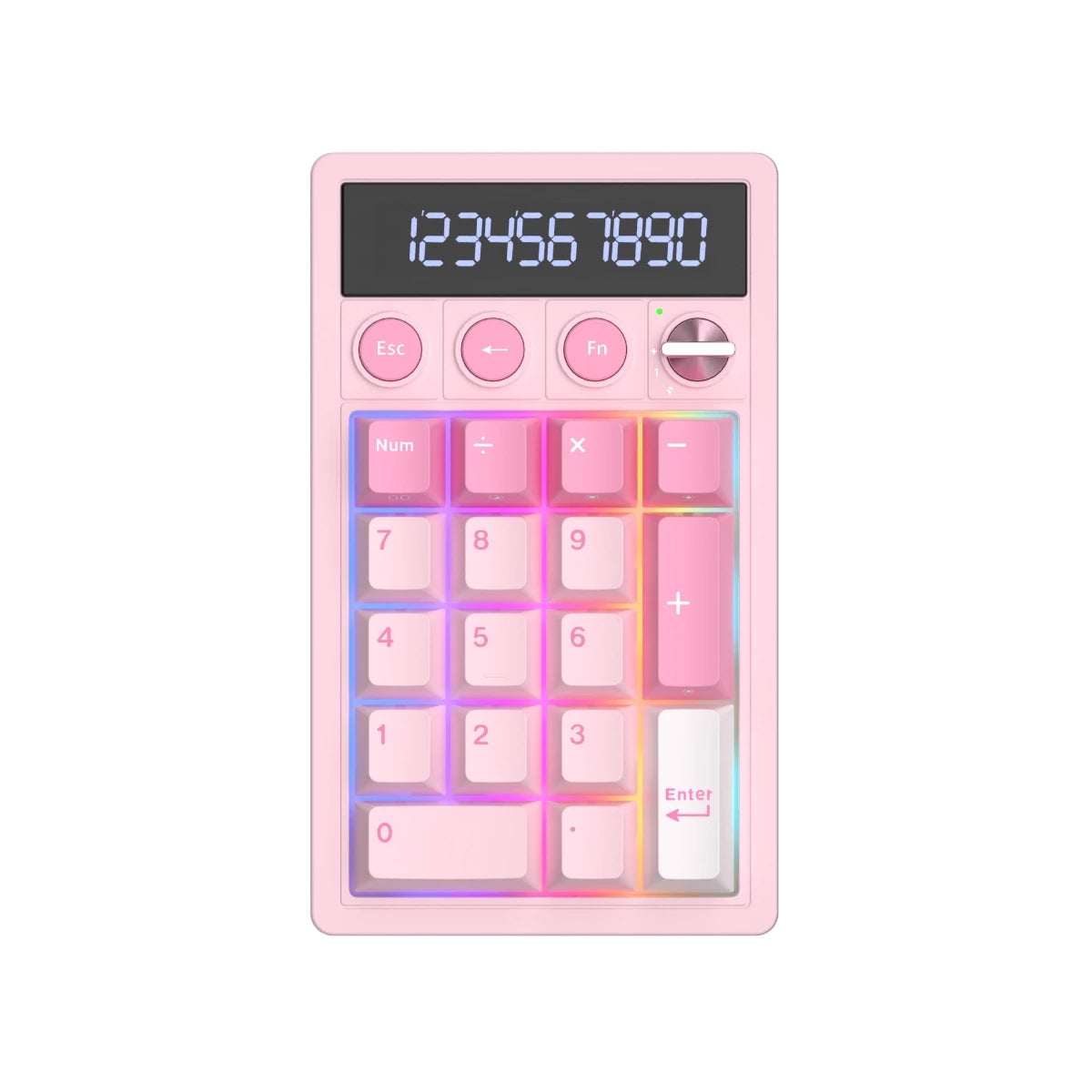 Royal Kludge M20 Tri-Mode RGB KeyPad & Calculator Pink Melody