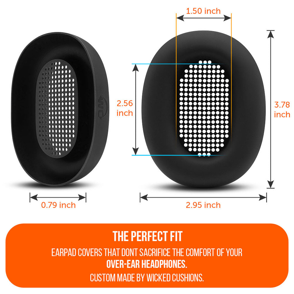 Wicked Cushions Sony WH-1000XM6 Earpad Sweat Covers - WC SweatZ XM6