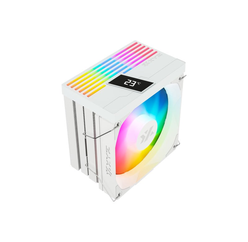 XYZ Thermax 4 Pulsar ARGB Performance Air Cooler (Black, White)