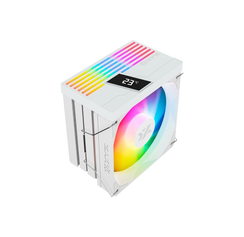 XYZ Thermax 6 Pulsar ARGB Performance Air Cooler (Black, White)