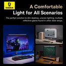 Baseus i-wok 3 Series Asymmetric Light Source Magnetic Screen Hanging Light (Cluster Black) (L10068500111-00)