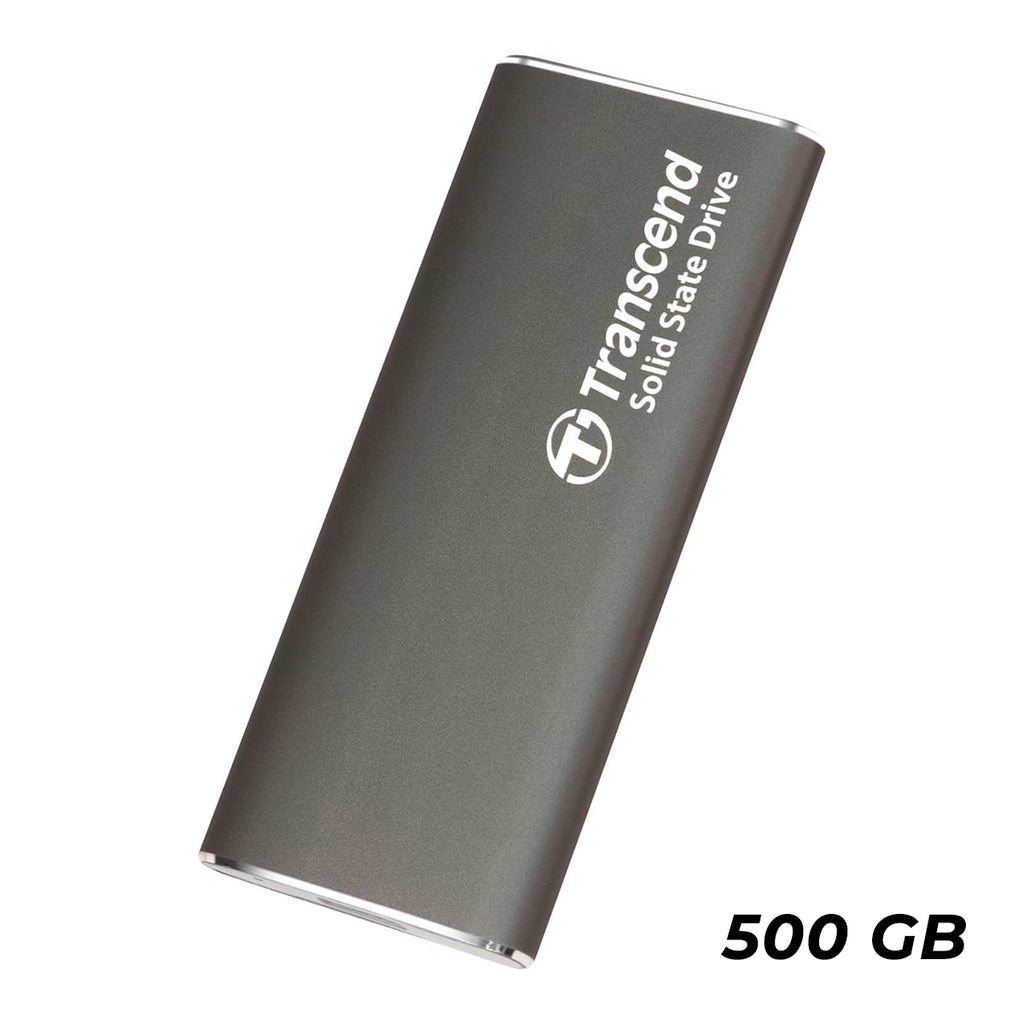 Transcend ESD265C 500GB USB 10Gbps Up to 1050MB/s Type-C Portable SSD