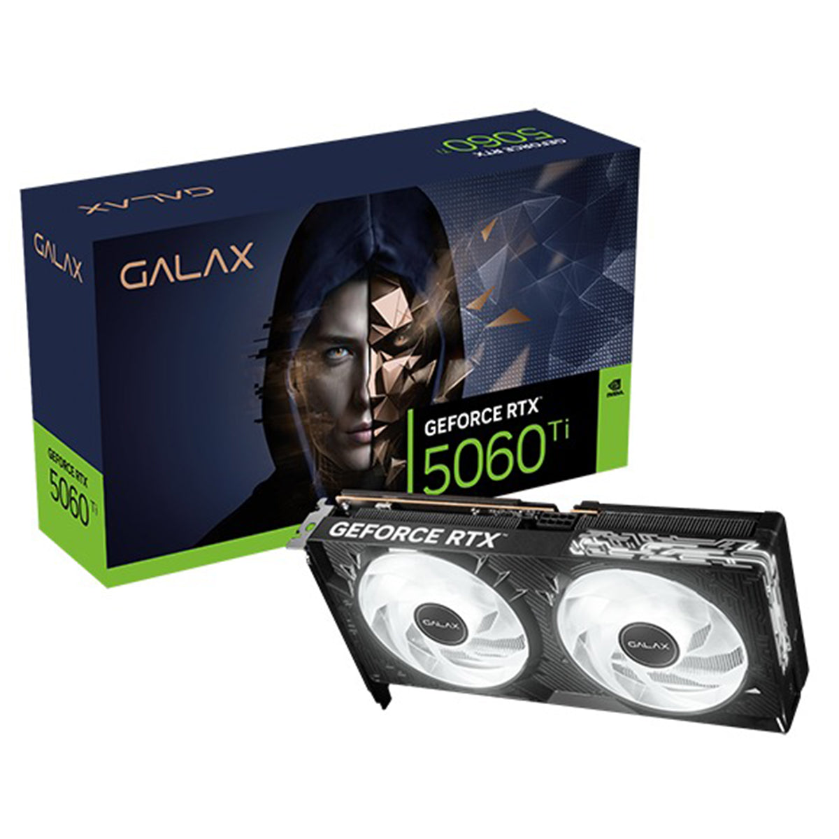 Galax GeForce RTX 5060 TI 1-Click OC V2 16GB GDDR7 Gaming Graphics Card