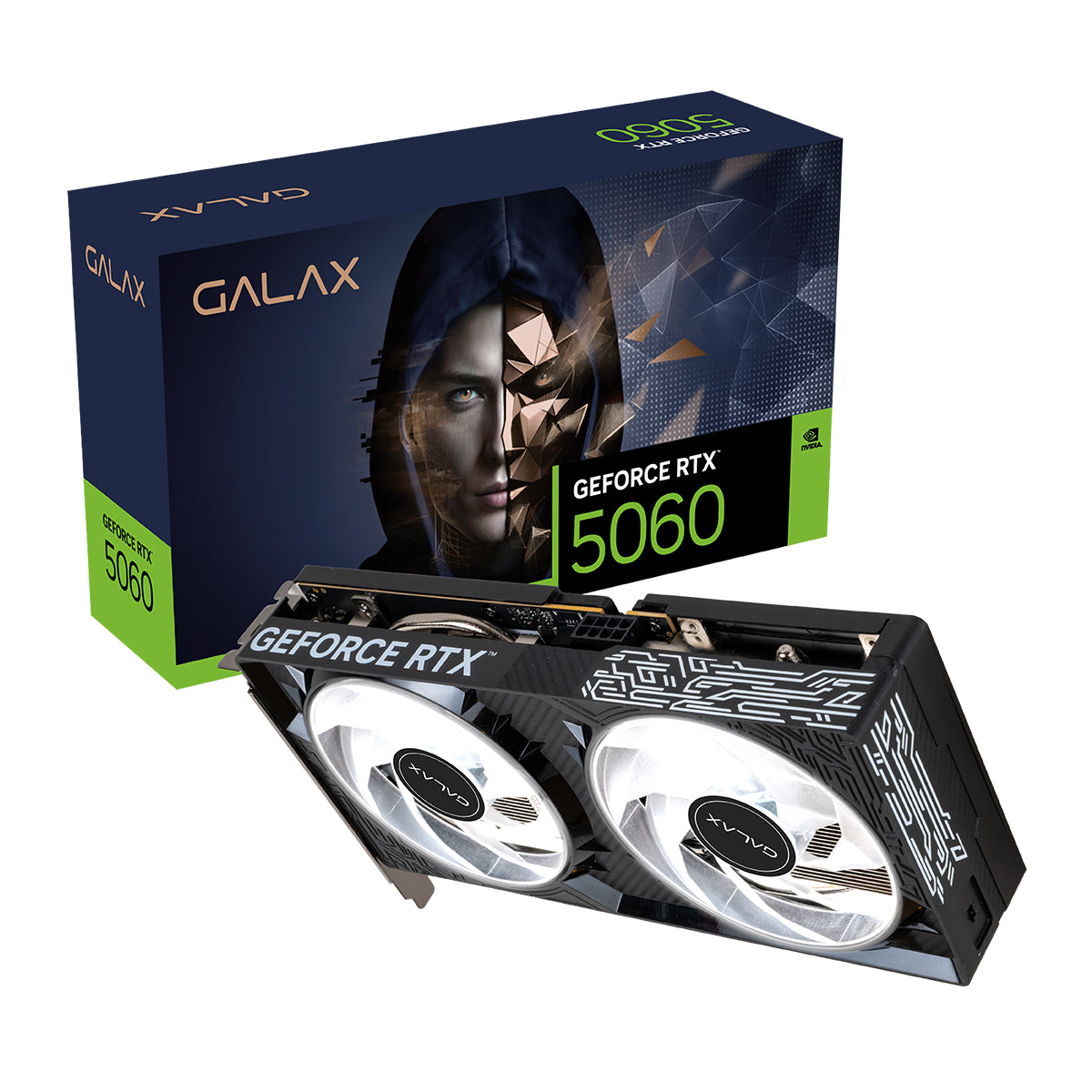 Galax GeForce RTX 5060 1-Click OC V2 8GB GDDR7 Gaming Graphics Card