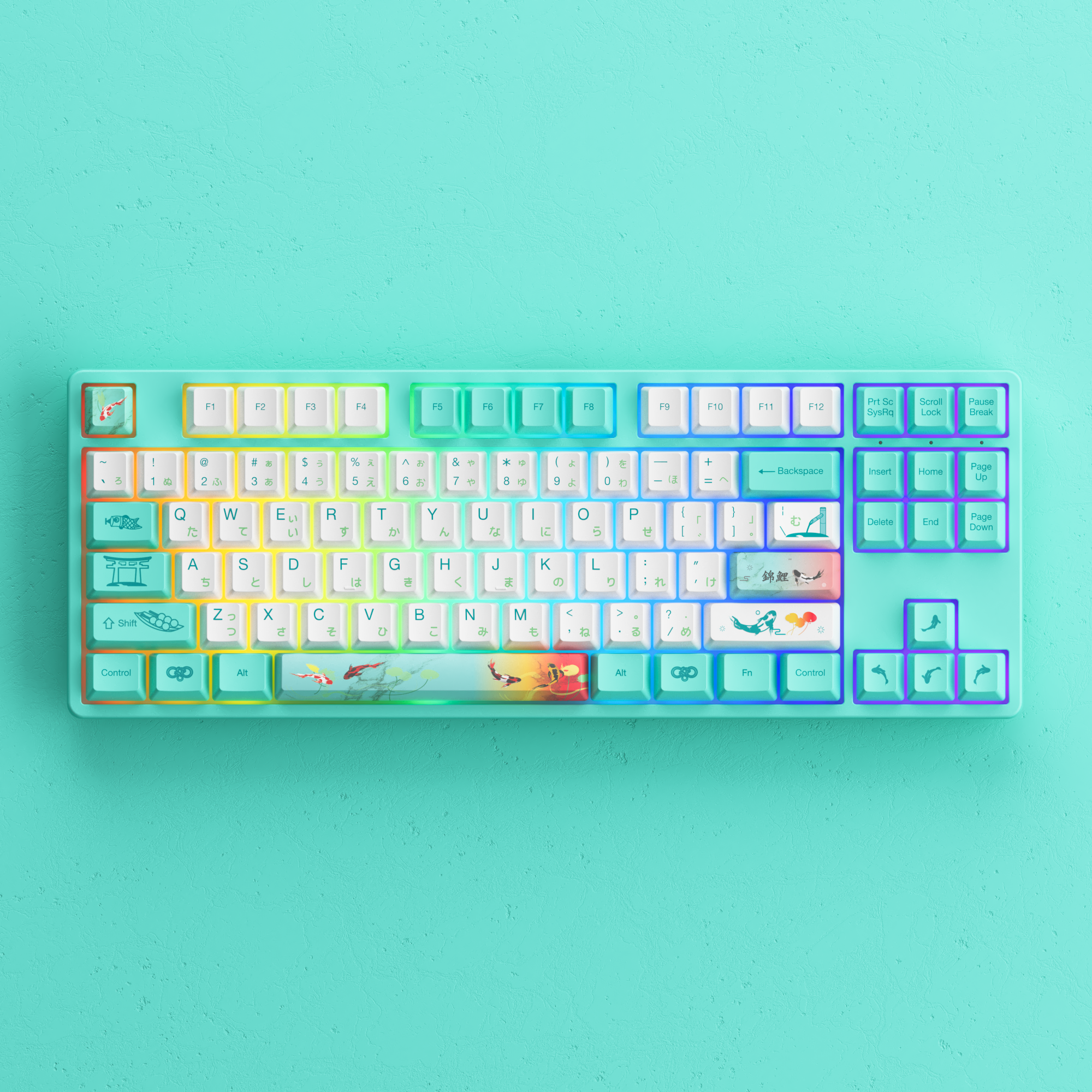 Akko Monets Pond 5087S VIA QMK Wired RGB Hot-Swappable Mechanical Keyboard | DataBlitz