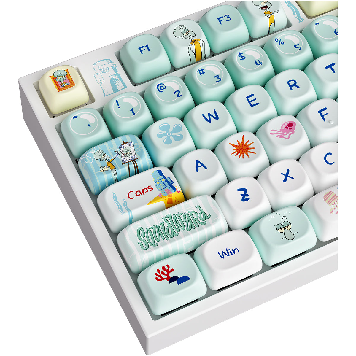 Akko Squidward Tentacles 5108 V5 Multi-Mode RGB Mechanical Keyboard (Akko V3 Piano Pro)