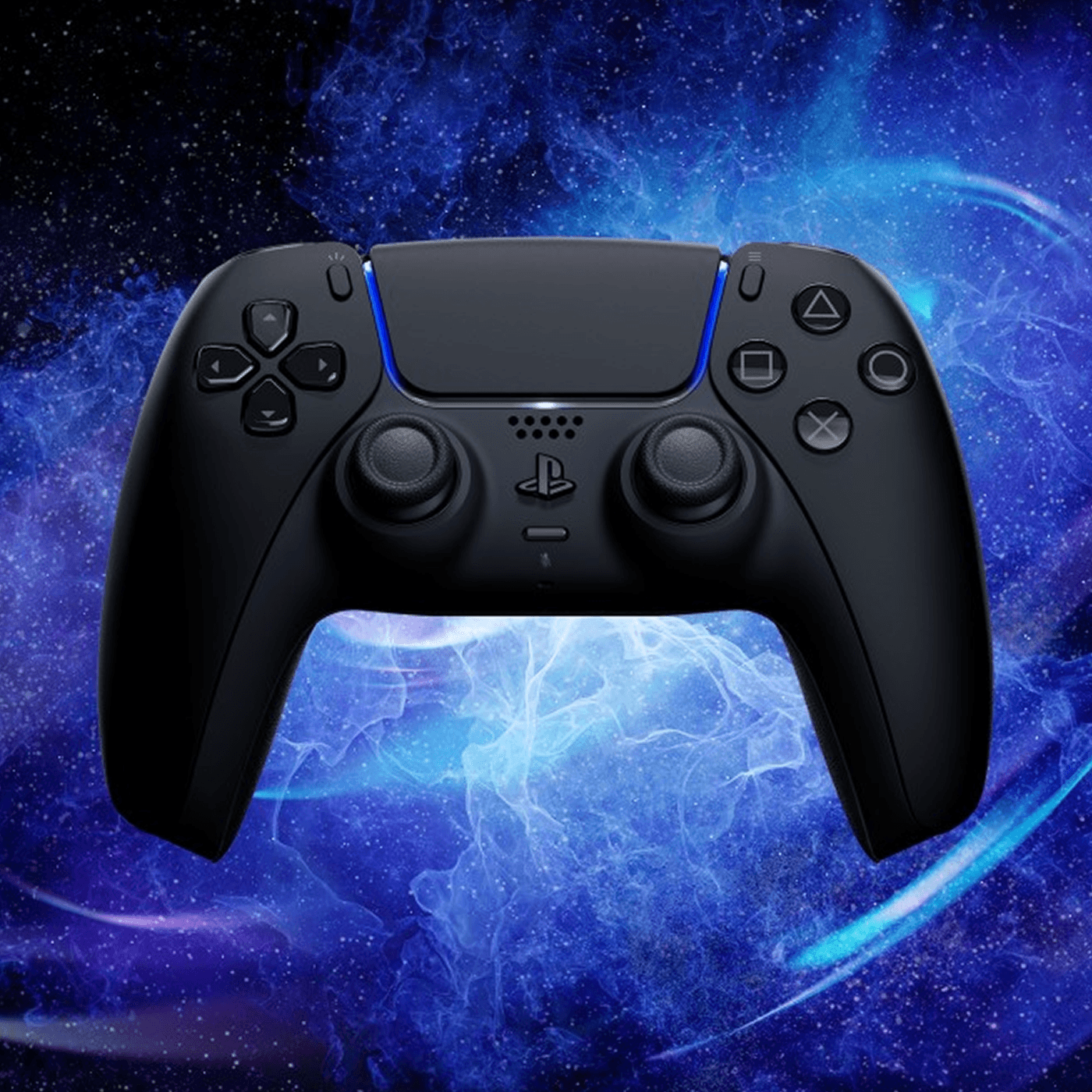 PS5 DualSense Wireless Controller Midnight Black + USB Cable for PC