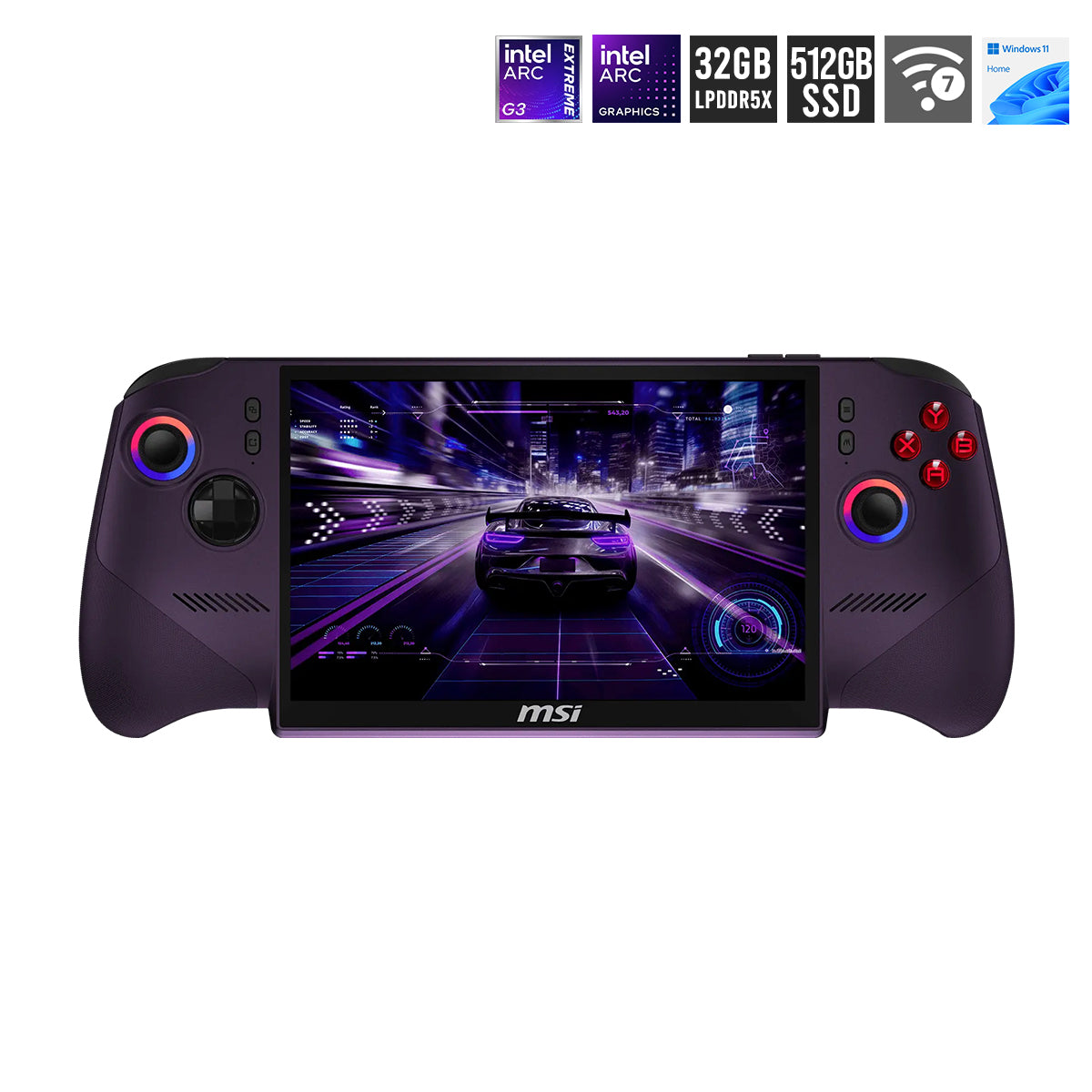 MSI Claw 8 EX AI+ CG3EM-060PH Handheld Gaming PC (Void Purple)