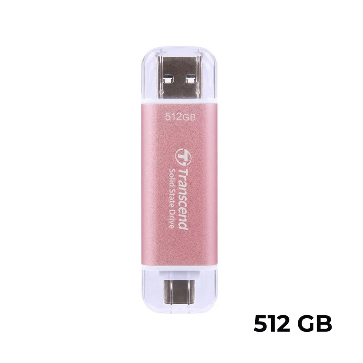 Transcend ESD310P 10GBPS USB Type-C Portable SSD (Pink)