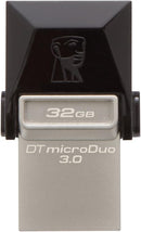 Kingston 32GB DT Microduo 3.0 OTG USB Flash Drive For Smartphones & Tablets