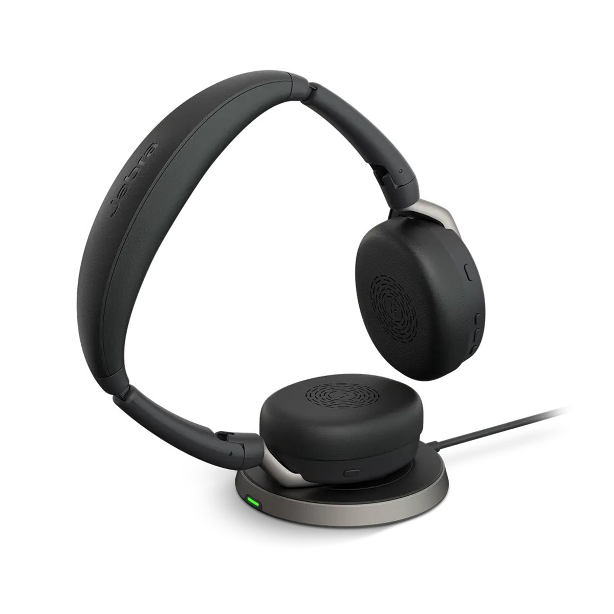 Jabra Evolve2 65 Link390A UC Stereo Wireless Headset w/ Charging Stand