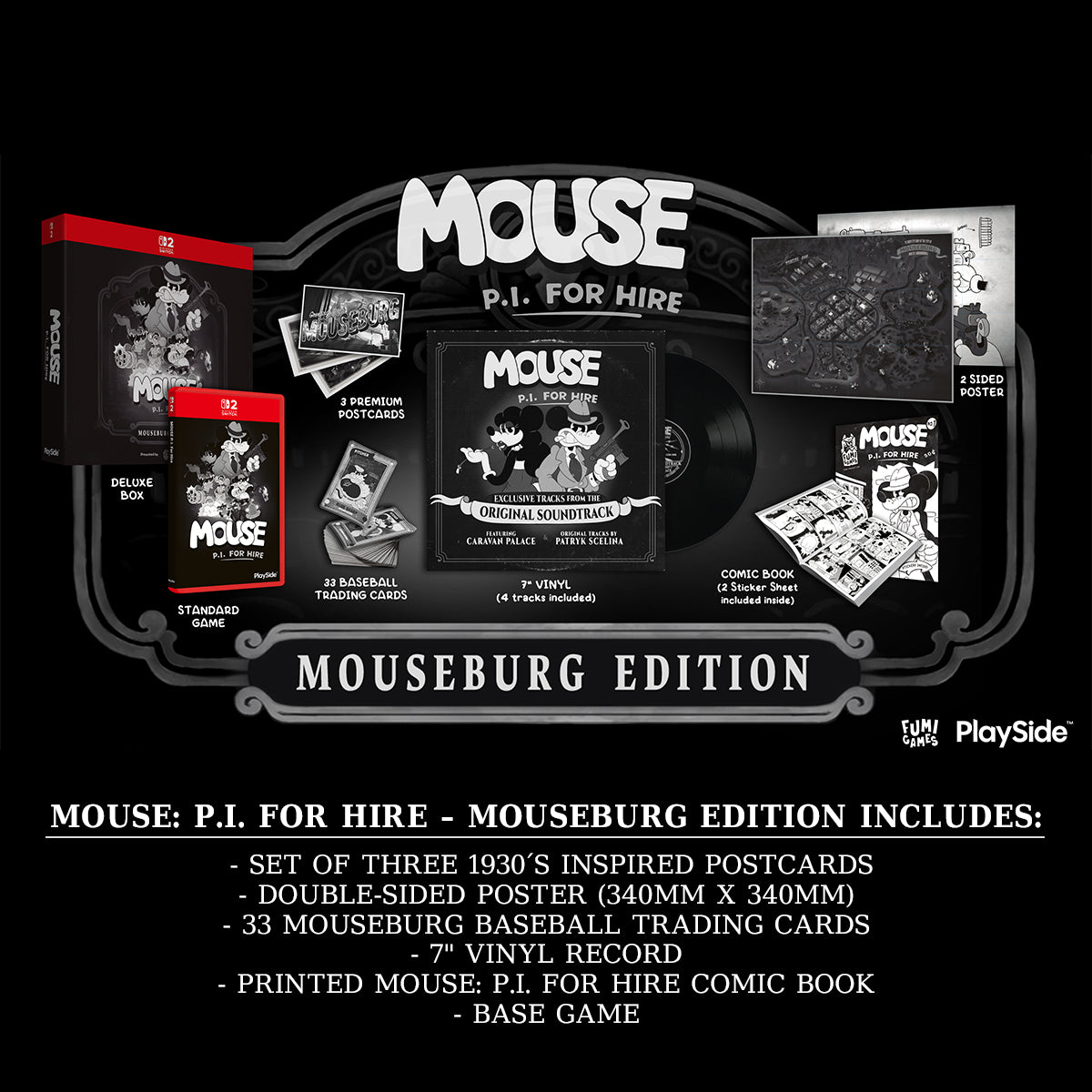 Nintendo Switch 2 MOUSE P.I. for Hire Mouseburg Edition (Eng/EU)