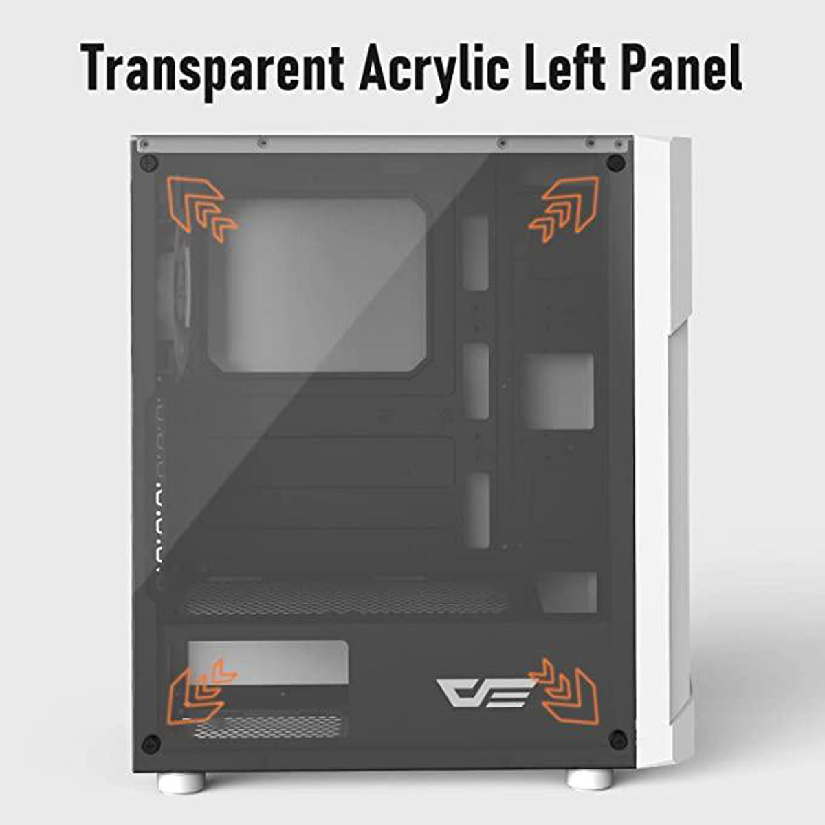 Darkflash Pollux PC Gaming Case (White)