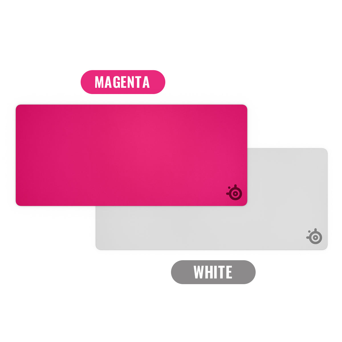 SteelSeries QCK Heavy Extra Thick Cloth Mousepad XXL (Magenta, White)