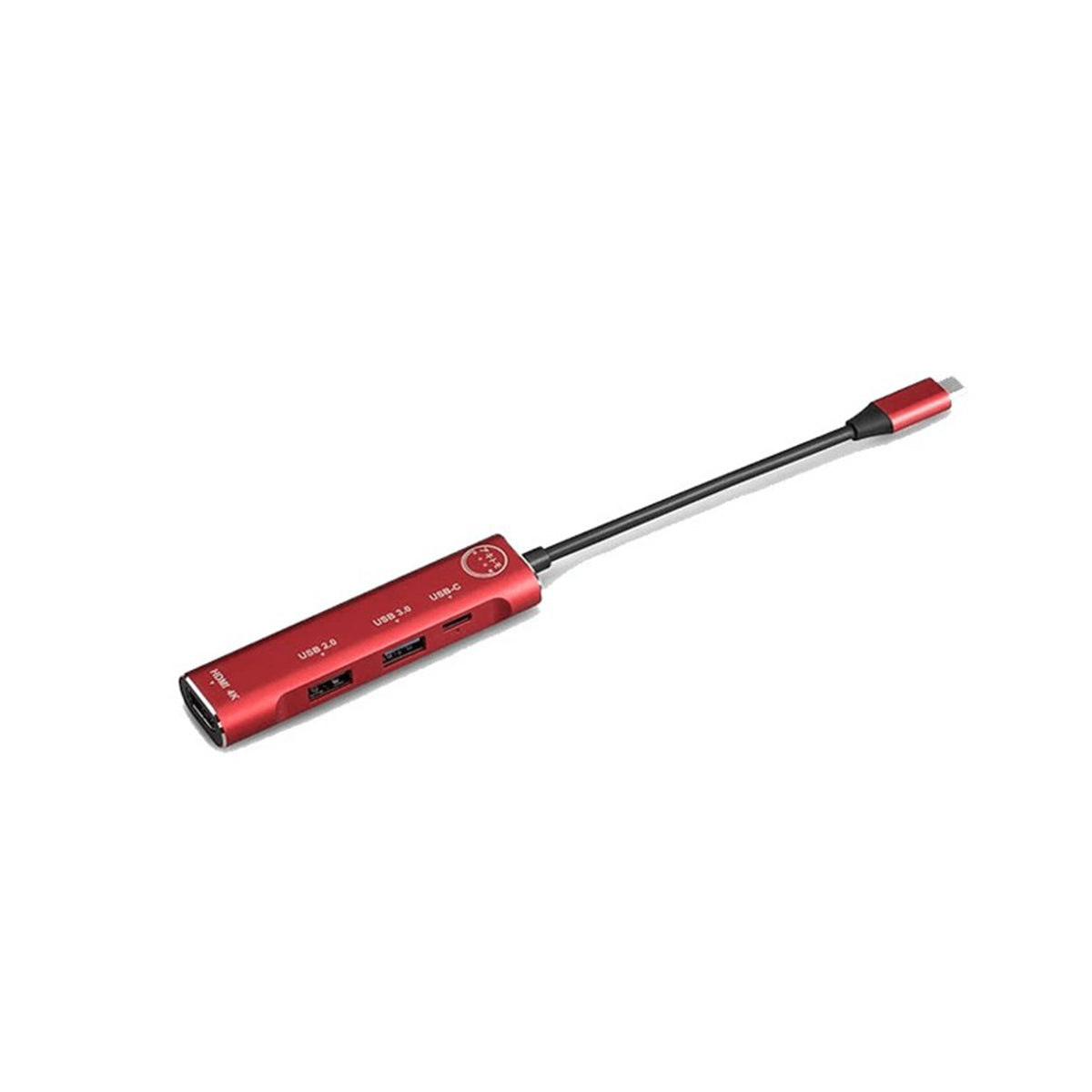 AKITOMO NSW COZYSMART USB 3.1 TYPE-C 4 IN 1 MULTI-PORTS HUBS (RED)