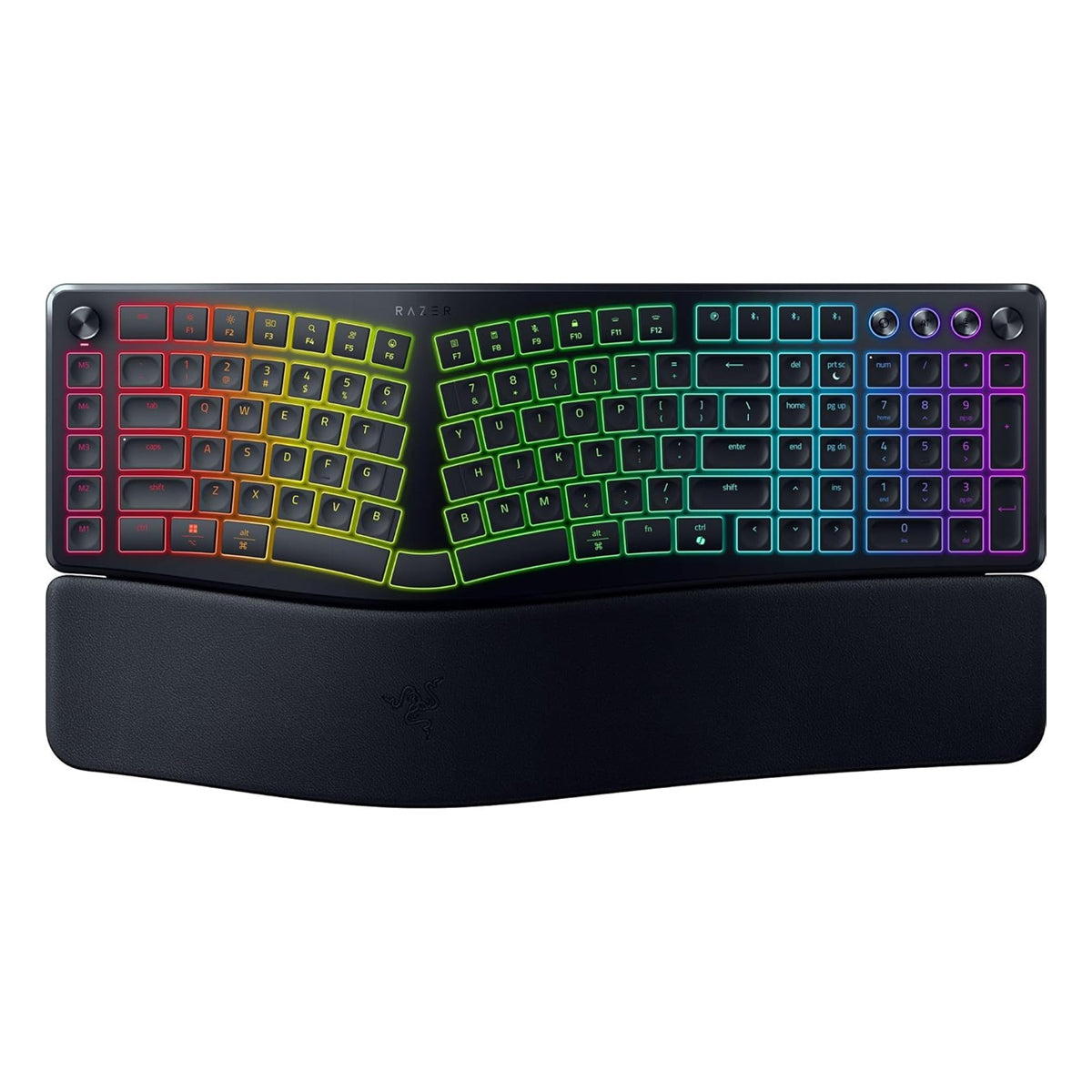Razer Pro Type Ergo Wireless Split Ergonomic RGB Keyboard (Black)