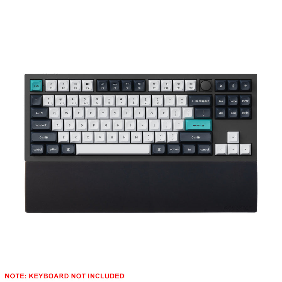 Keychron Silicone Palm Rest for Q3/V3 (Black) (PR50)