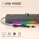 Onikuma L16 RGB Portable Soundbar Bluetooth Speaker (Black)