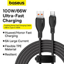 Baseus Pudding Series Fast Charging Cable USB to Type-C 100W 2M (Cluster Black) (P10355703111-B2)