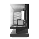 DarkFlash Floatron F1 Art Ultra TG Panel M-ATX PC Case (Black)