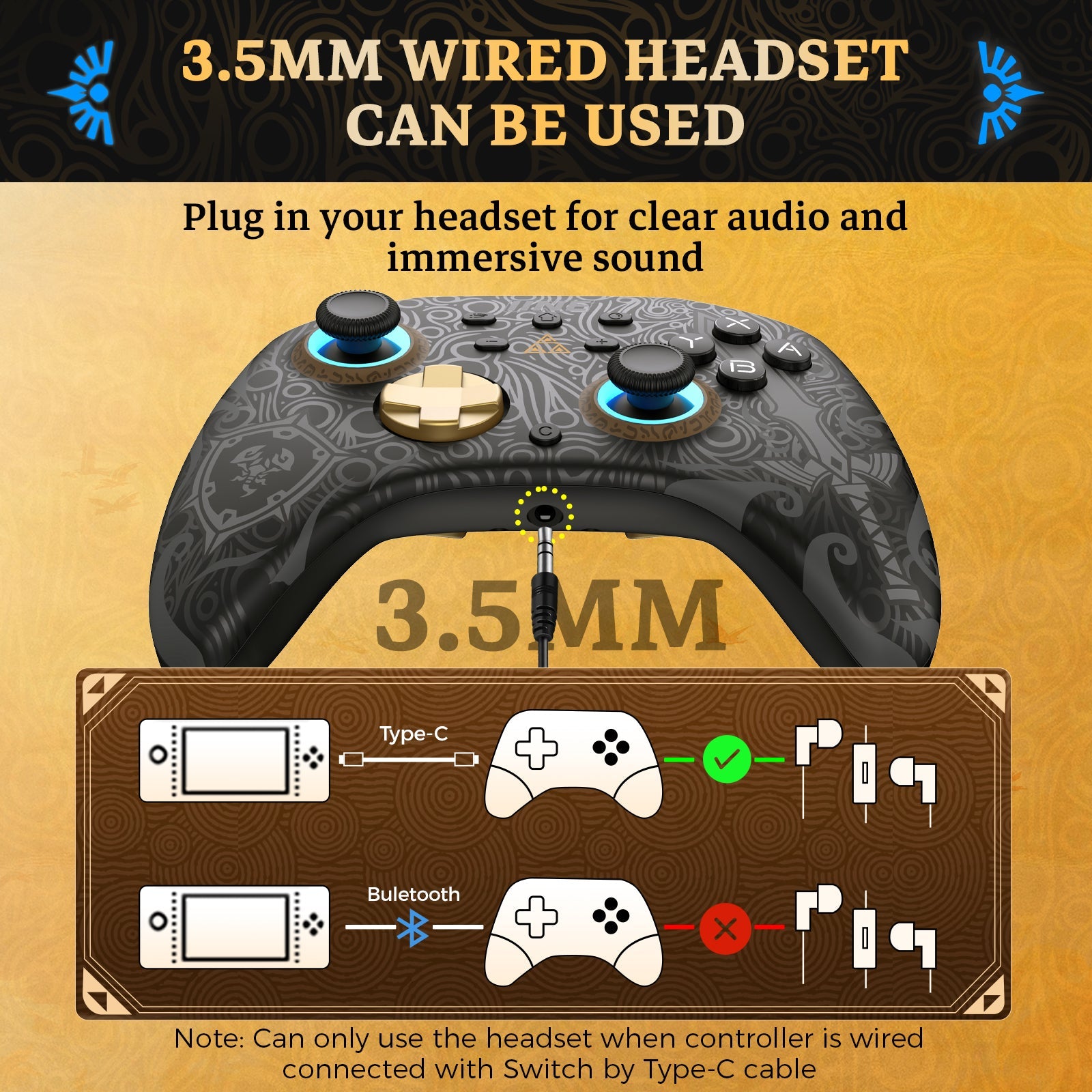 IINE Hecate Wireless Controller for Nintendo Switch / Nintendo Switch 2 (L1261)