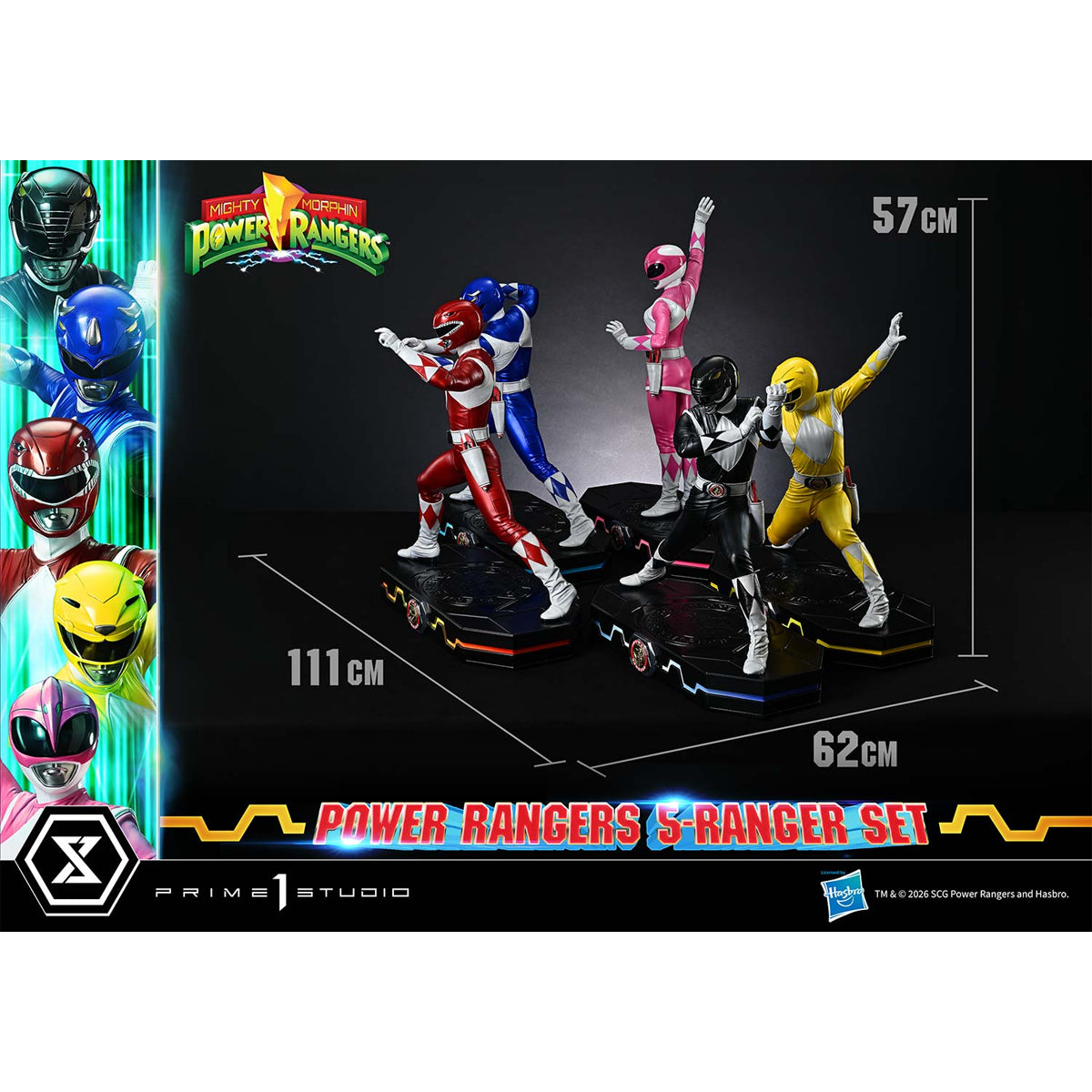 Premium Masterline Mighty Morphin Power Rangers: Power Rangers 5-Ranger Set