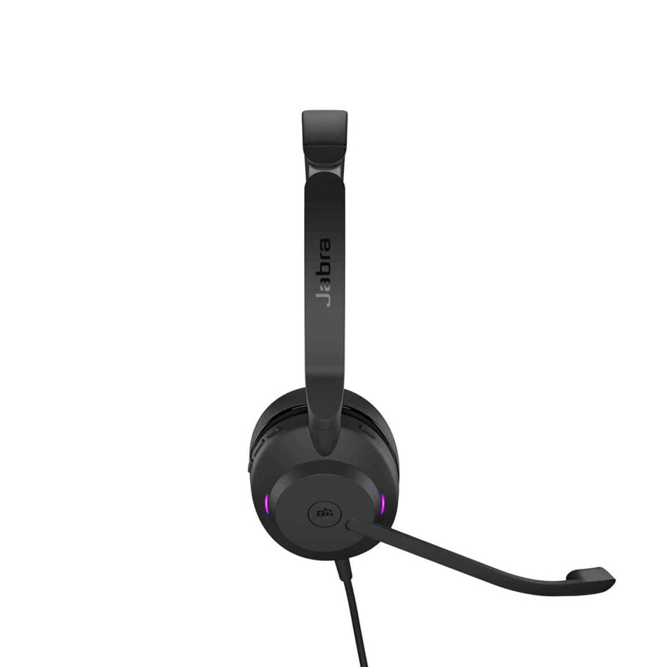Jabra Evolve2 30 USB-A MS Stereo Wired Professional Headset (Black)