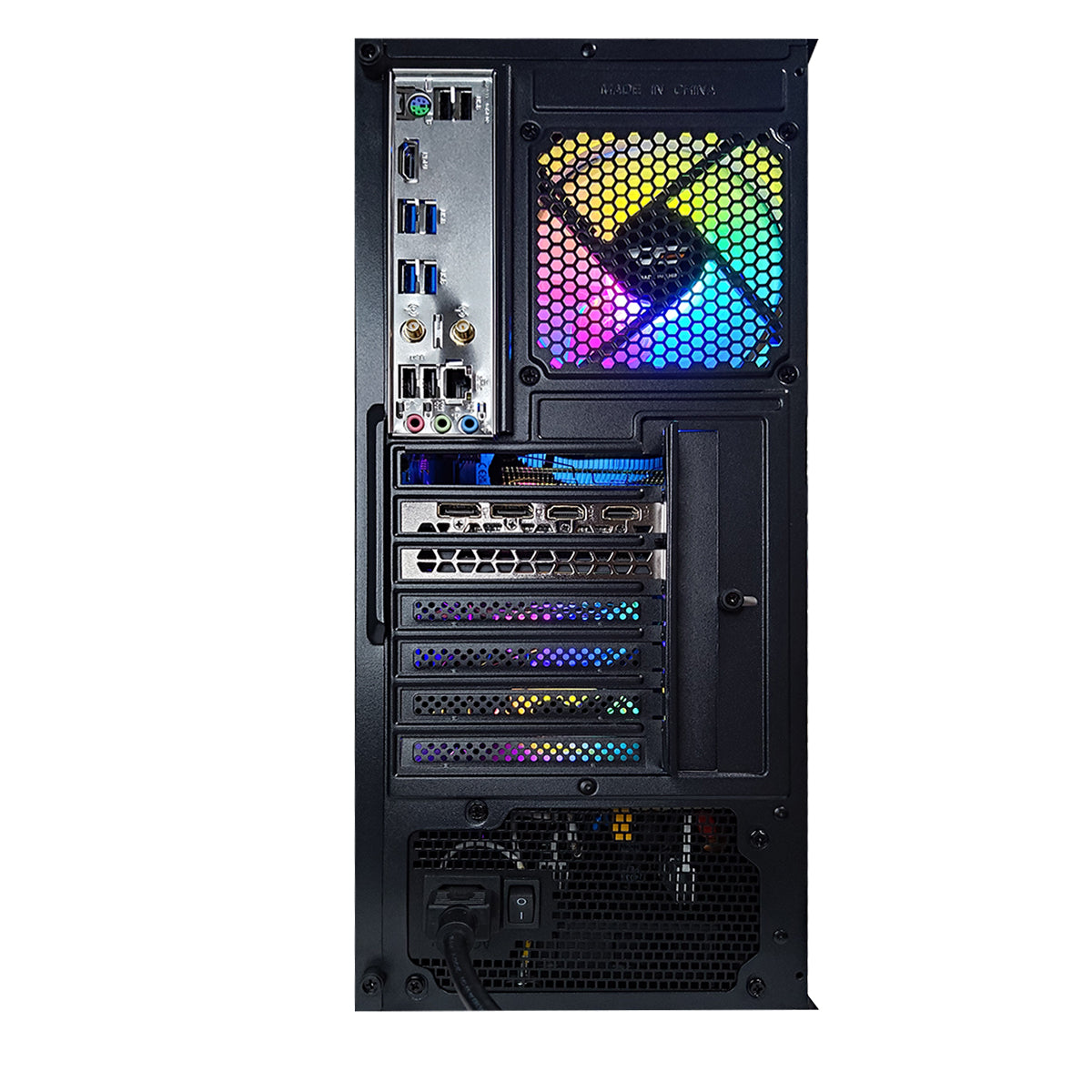Alpha DK150 Black Desktop Gaming PC | AMD Ryzen 5 5600G | 16 GB RAM | 512 GB SSD | RX 6600 | Windows 11 Pro