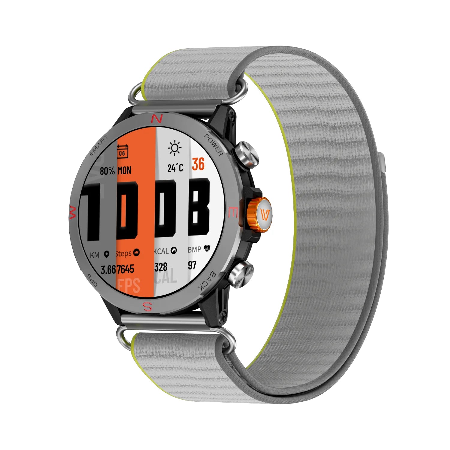 Weofly Conquer 2 Smartwatch (Black, Silver)