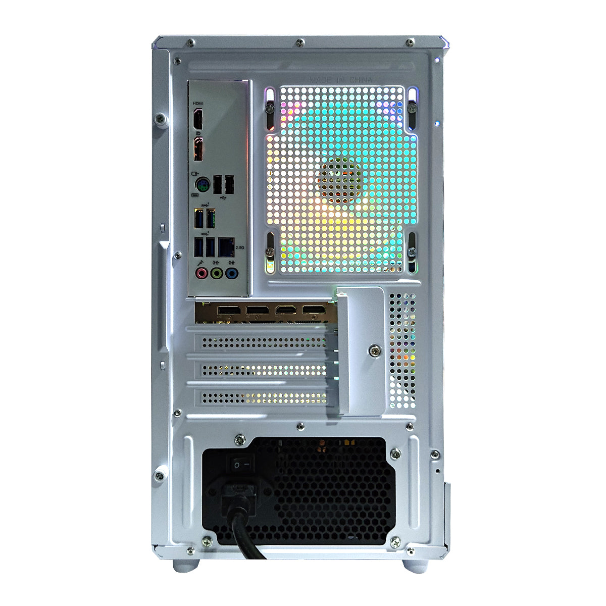 Alpha DB330M Mesh White Desktop Gaming PC | DataBlitz