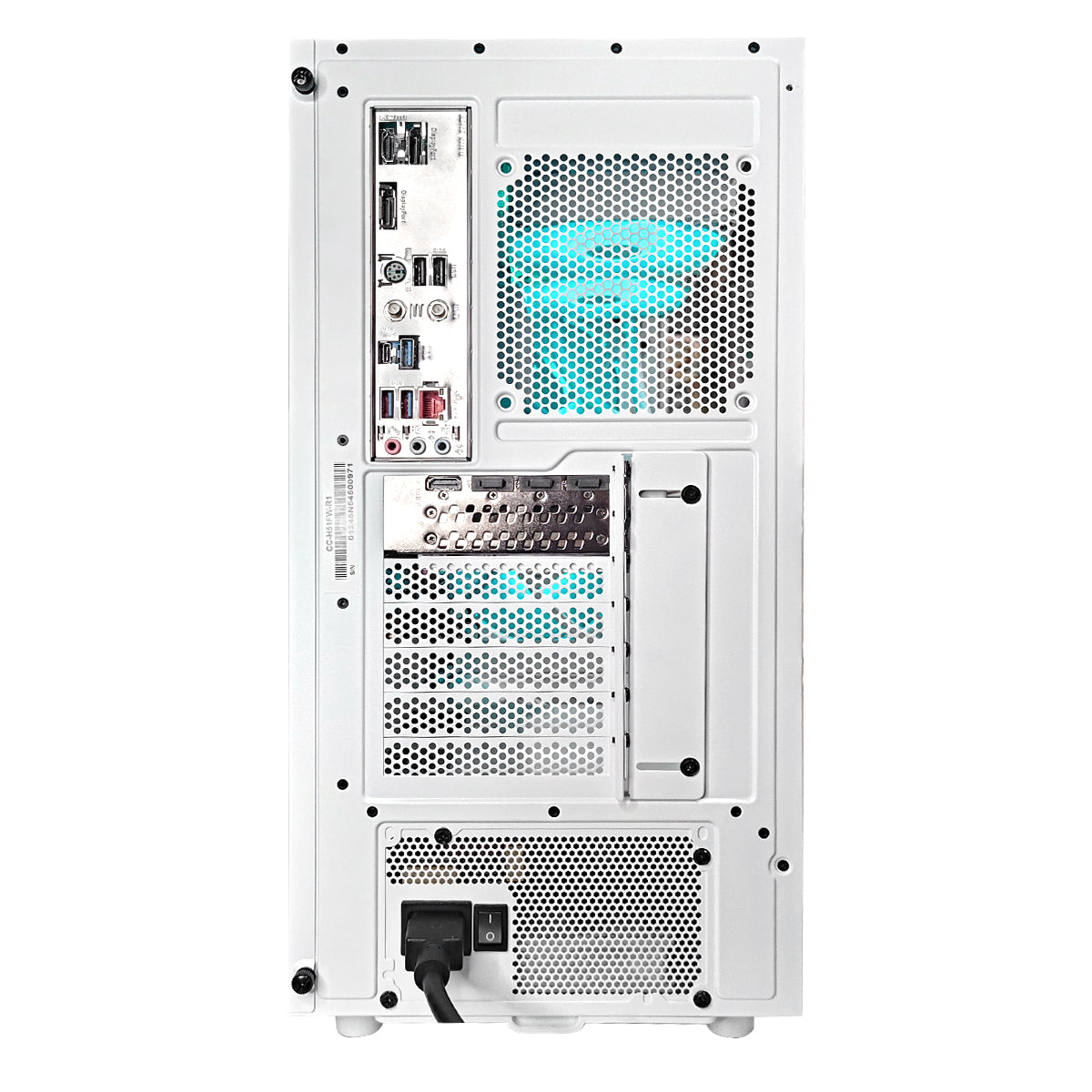 Sophos H5 Flow White Desktop Gaming PC | DataBlitz