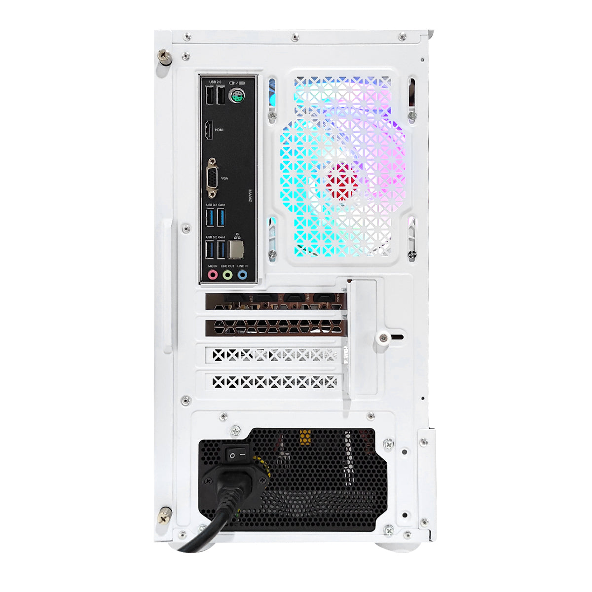 Alpha Reyna White Desktop Gaming PC