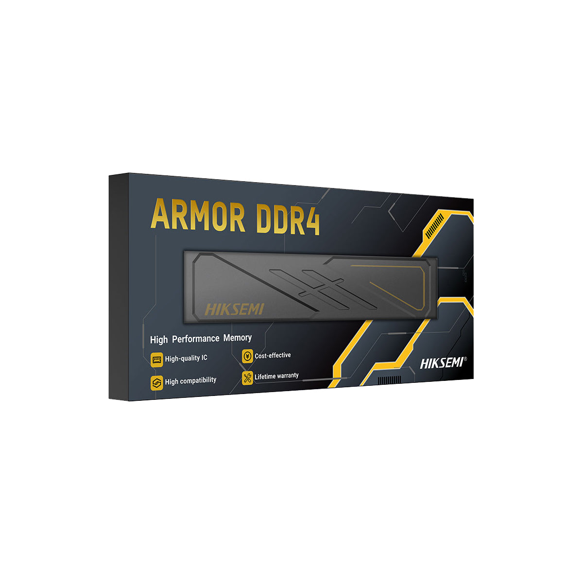 Hiksemi Armor 16GB Single DDR4 3200MHz 288pin UDIMM Gaming Memory