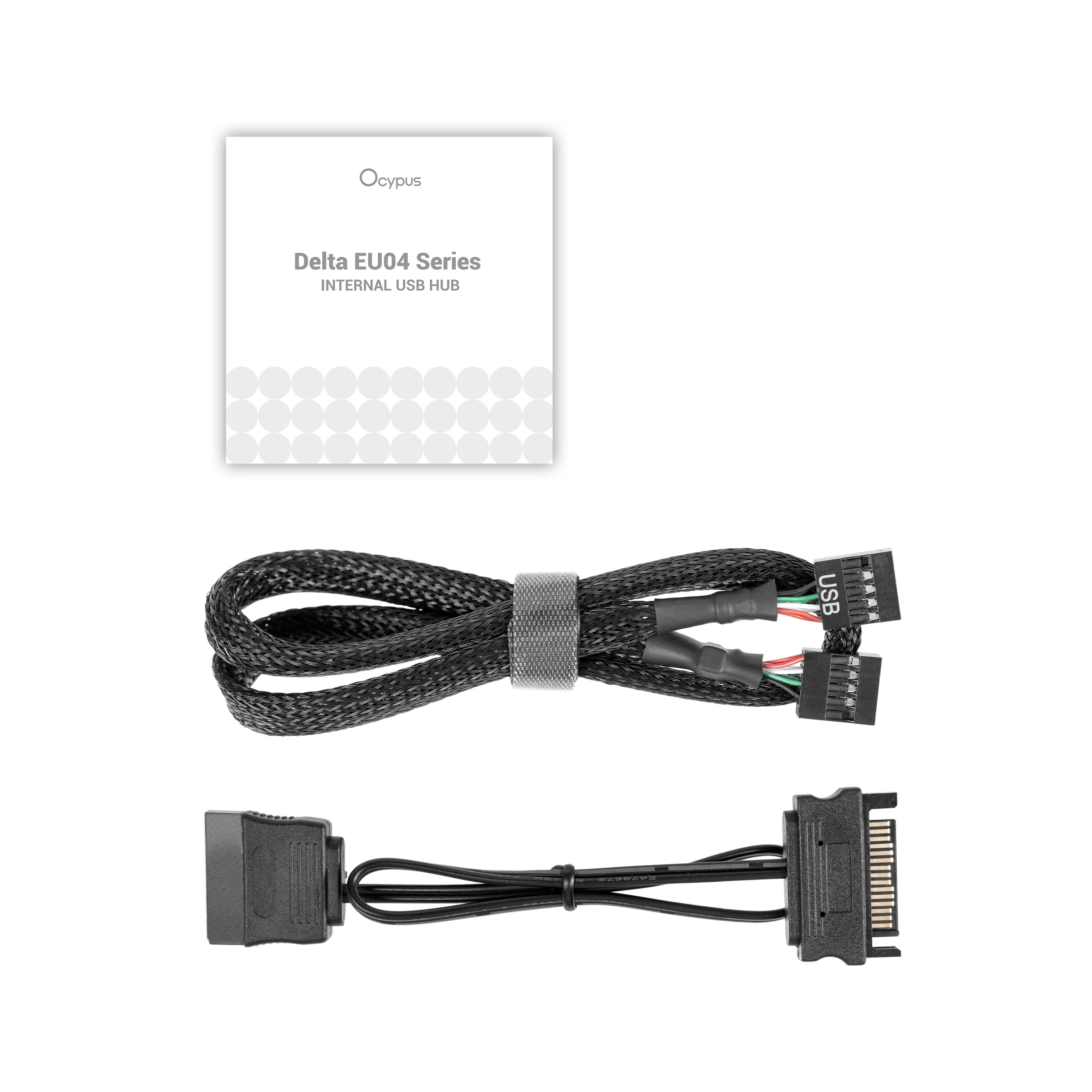 Ocypus Delta EU04 Internal USB Hub (Black) (Delta-EU04-BKN00XXX-GL)