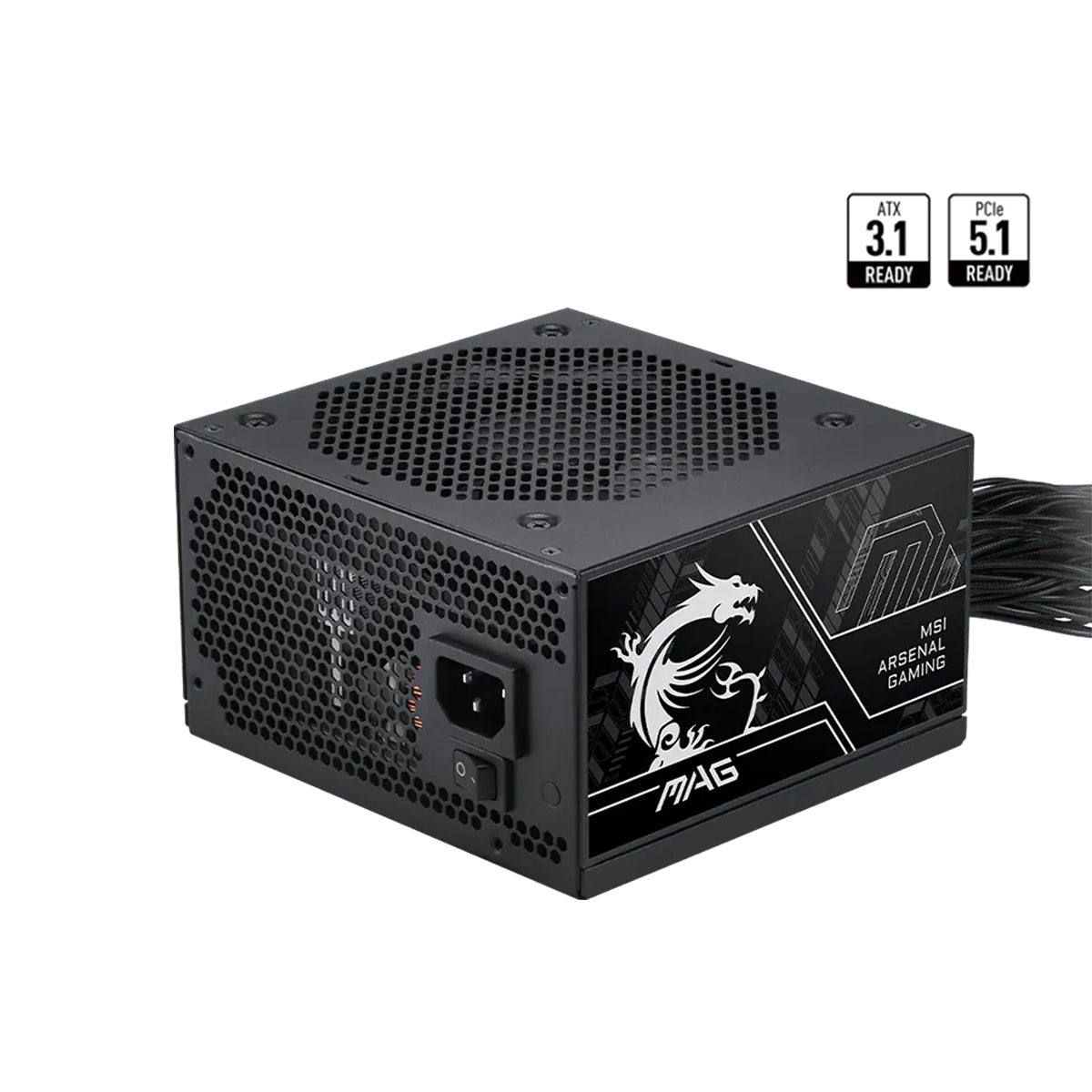 MSI MAG A750BN PCIE 5.0 III 750W 80+ Bronze Power Supply