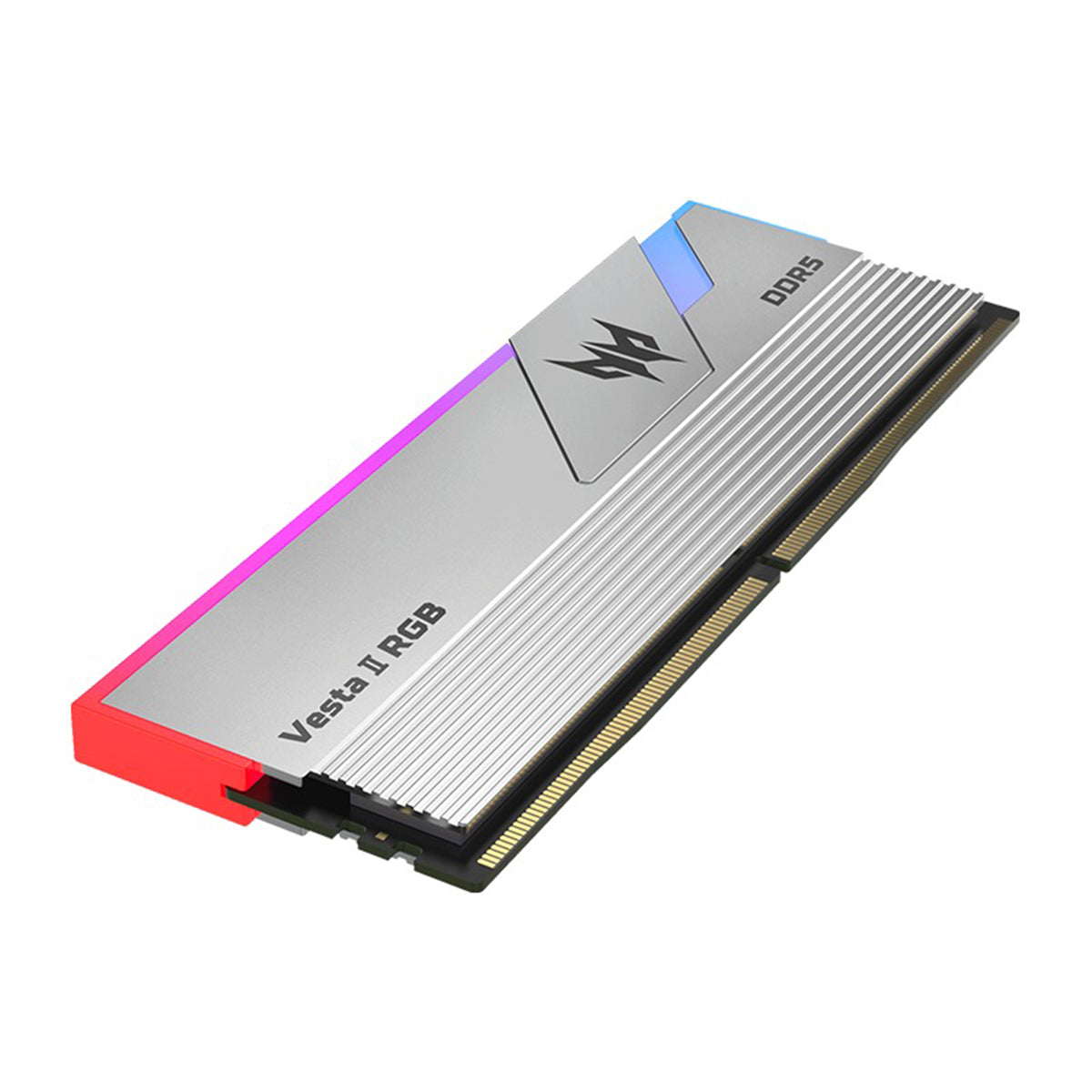 Acer Vesta II 32GB (2x16GB) 6000MHz CL36-45-45-96 AMD EXPO Ready DDR5 UDIMM (Black, Silver) (BL.9BWWR.652, BL.9BWWR.653)