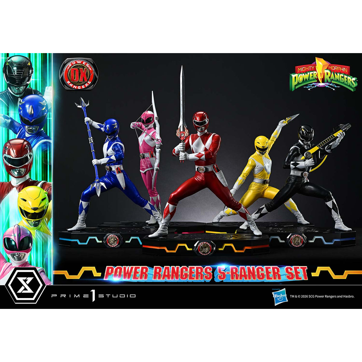 Premium Masterline Mighty Morphin Power Rangers: Power Rangers 5-Ranger Set