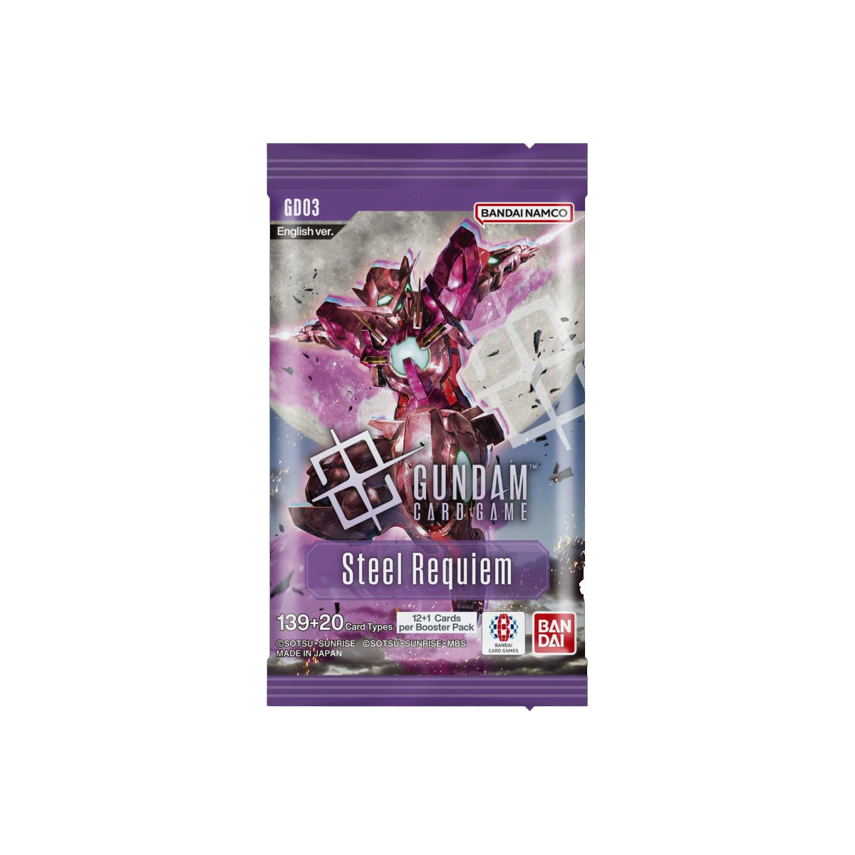 Gundam Card Game Steel Requiem Booster Pack (GD03) (English Ver.)