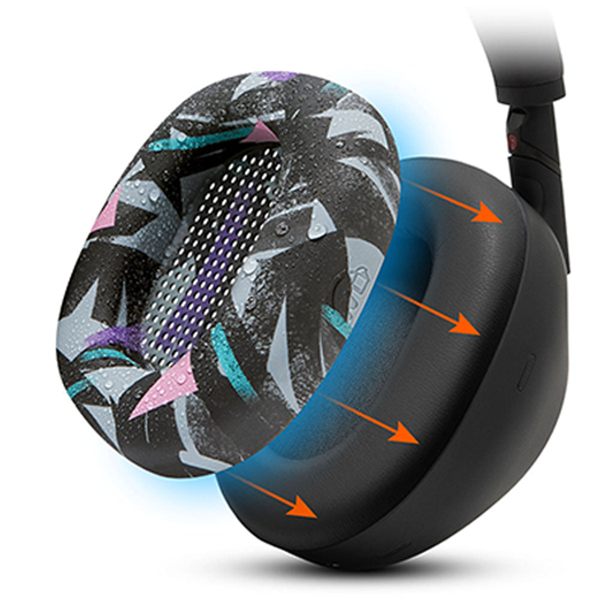 Wicked Cushions Sony WH-1000XM6 Earpad Sweat Covers - WC SweatZ XM6