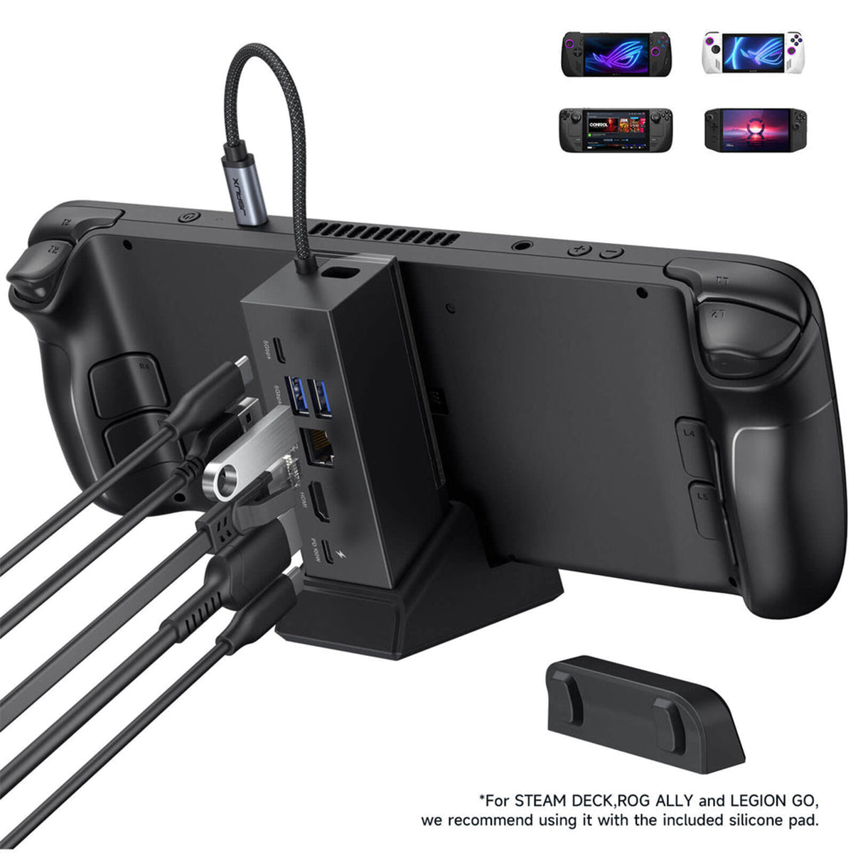 JSAUX USB-C 6-in-1 Multifunctional Docking Station