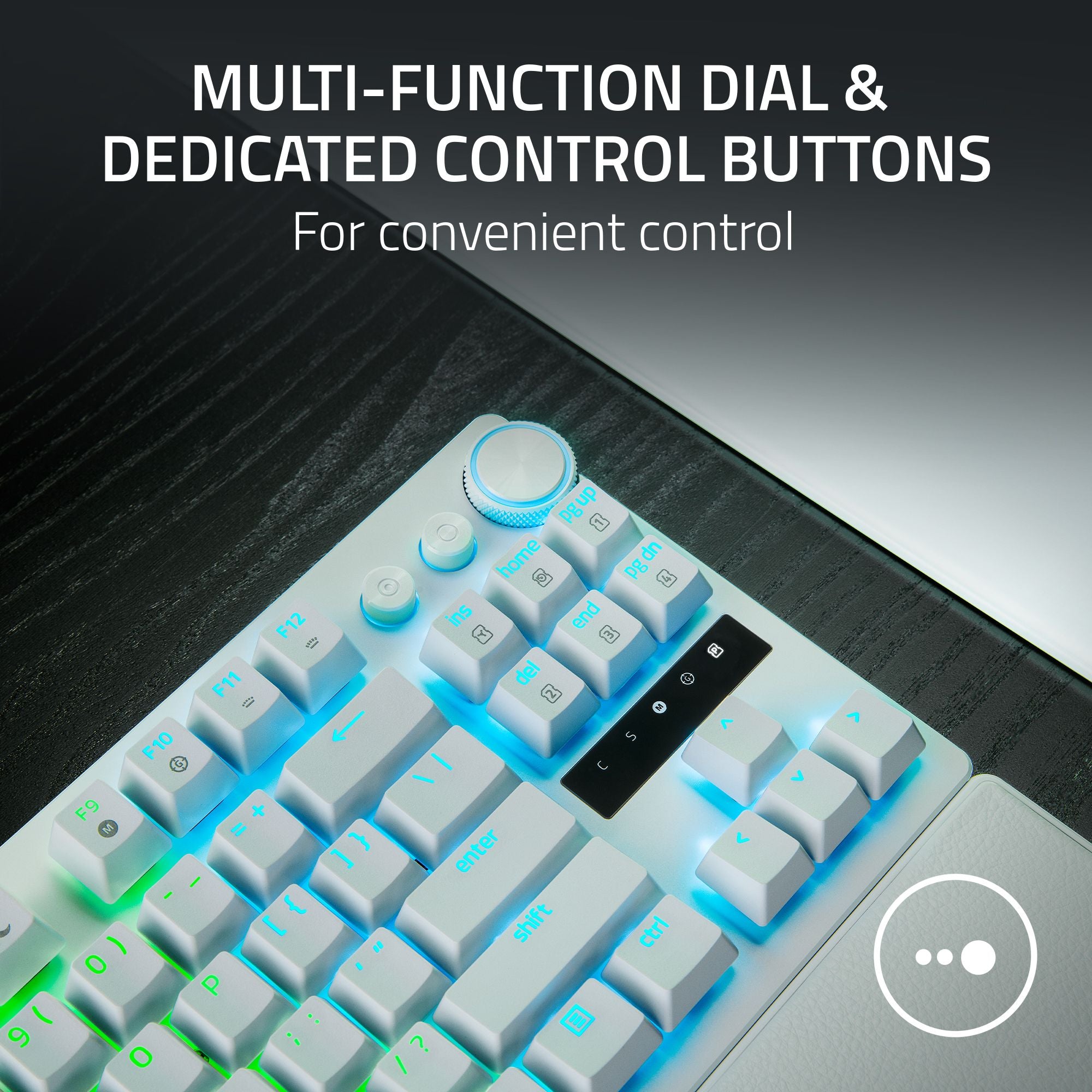 Razer Huntsman V3 Pro Tenkeyless Analog Optical eSports Keyboard (White)