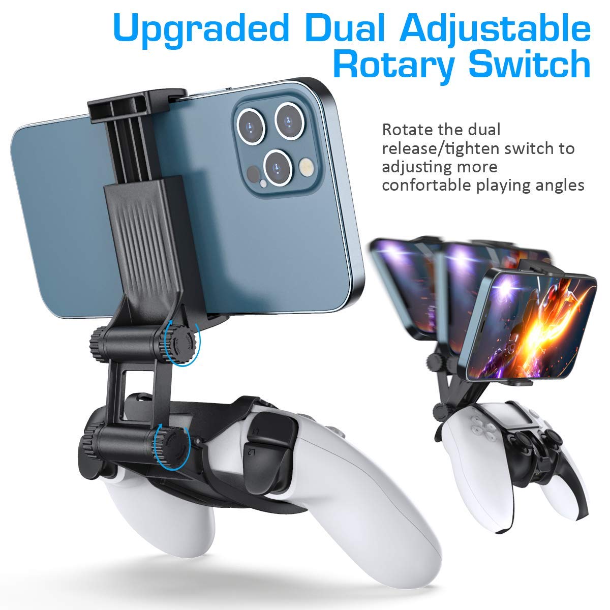 OIVO PS5 Controller Phone Clip Mount (Black) (IV-P5215)