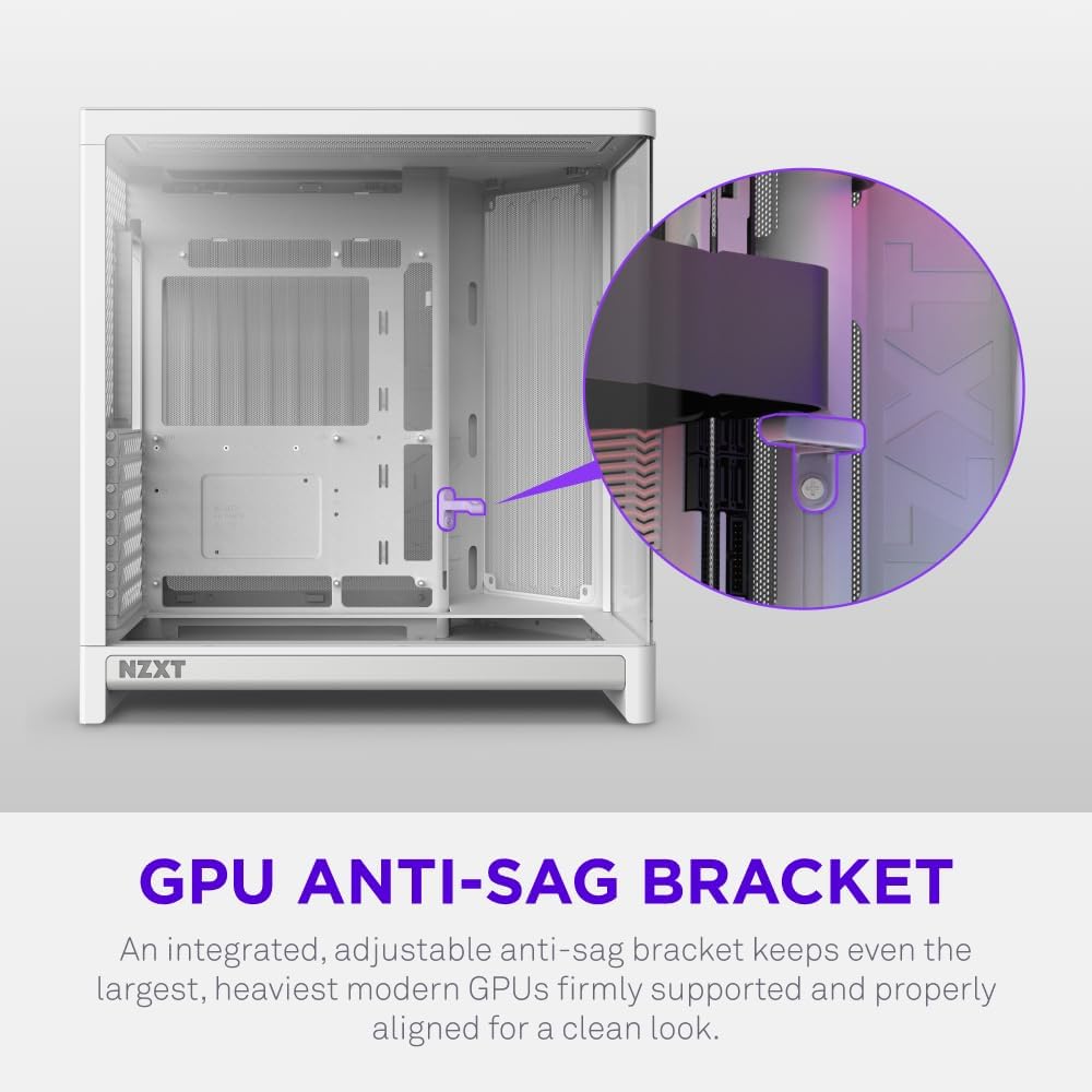 NZXT H6 Flow 2026 Compact Dual-Chamber ATX Mid-Tower Airflow Case