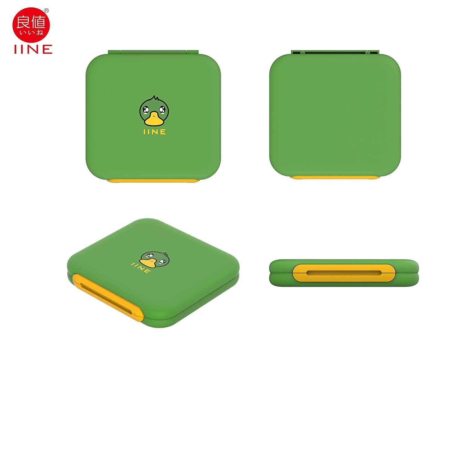 IINE NSW Game Card Case 6+6 Magnetic Auto-Close