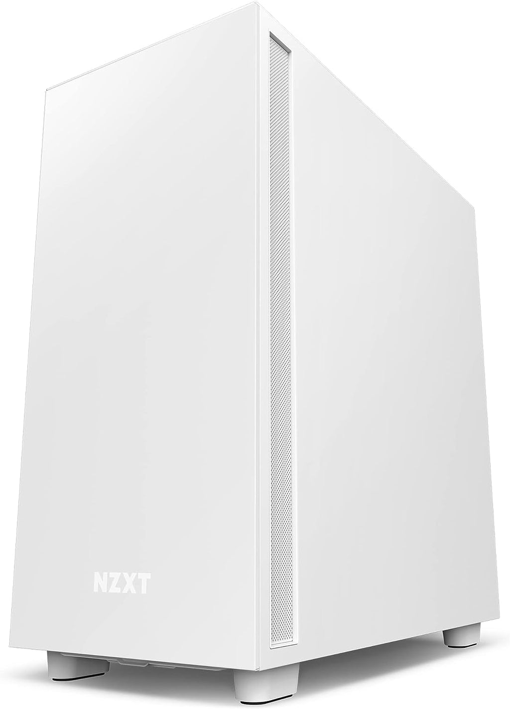 NZXT H7 Tempered Glass Side Panel ATX Mid-Tower PC Case (White) (CM-H7