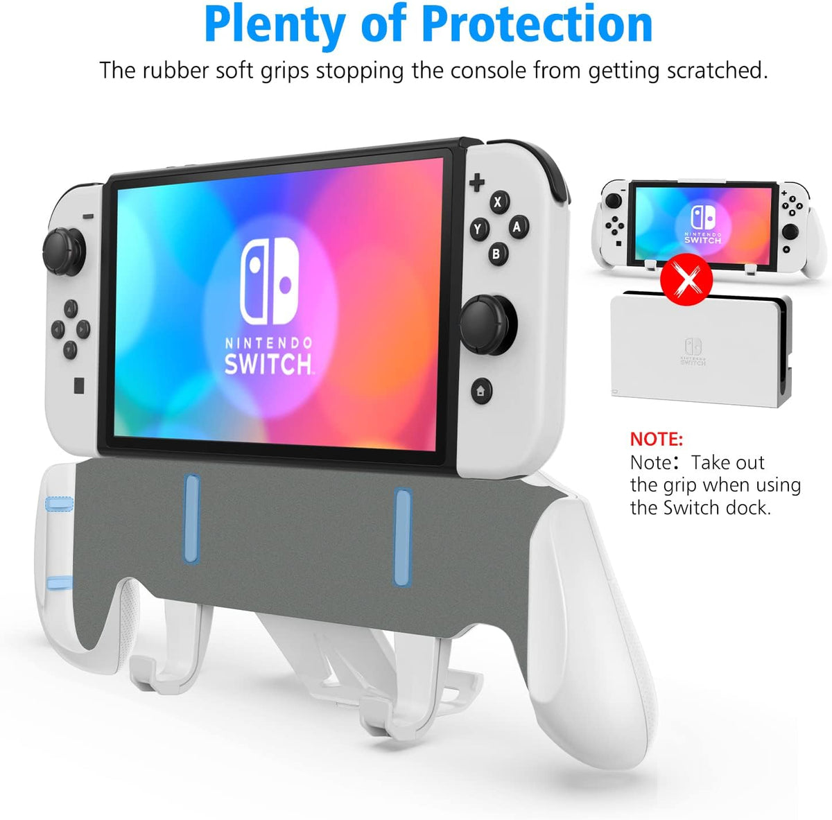OIVO Asymmetrical Grip with Adjustable Stand