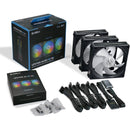 Lian Li Uni Fan AL120 V2 RGB 120mm Revolutionized Daisy-Chain ARGB Triple Fan (Black) (UF-AL120V2-3B)